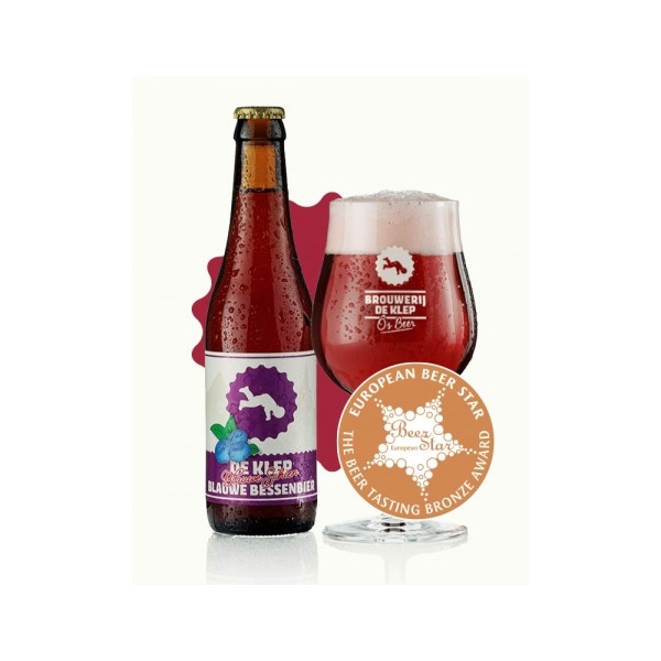 De Klep  ‘Blauwe Schien’ Blauwe Bessenbier 